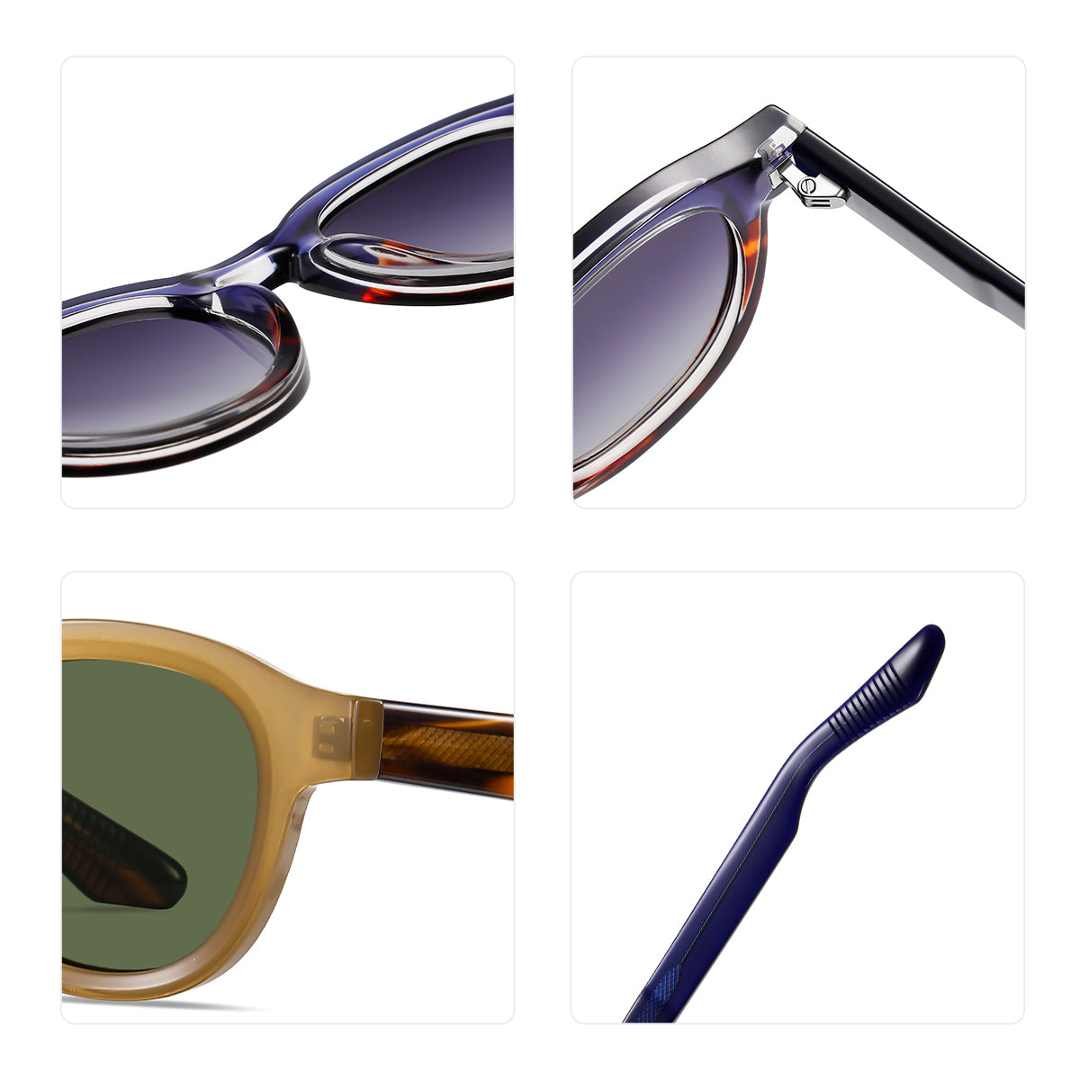 Model S31107 Polaroid Round Sunglasses - Unisex TR Frame