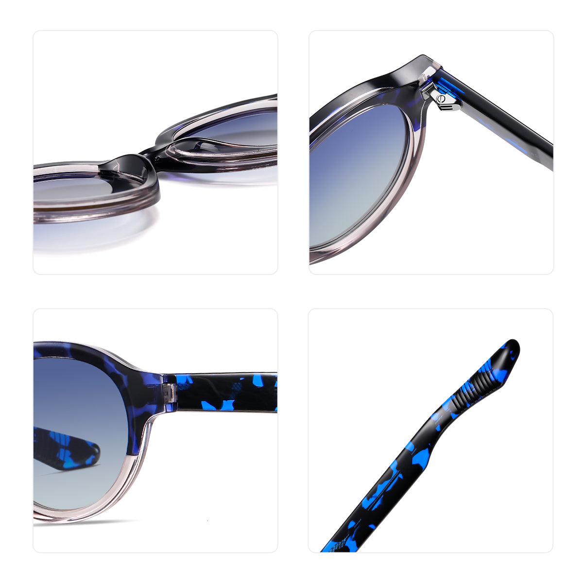Round Sunglasses - Full Frame TR Acetate