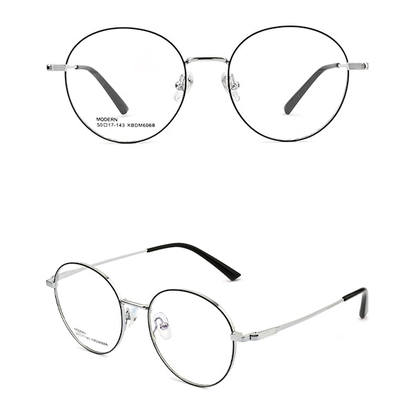 Eyeglasses frame black/silver