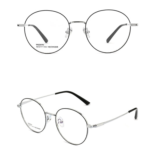 Eyeglasses frame black/silver