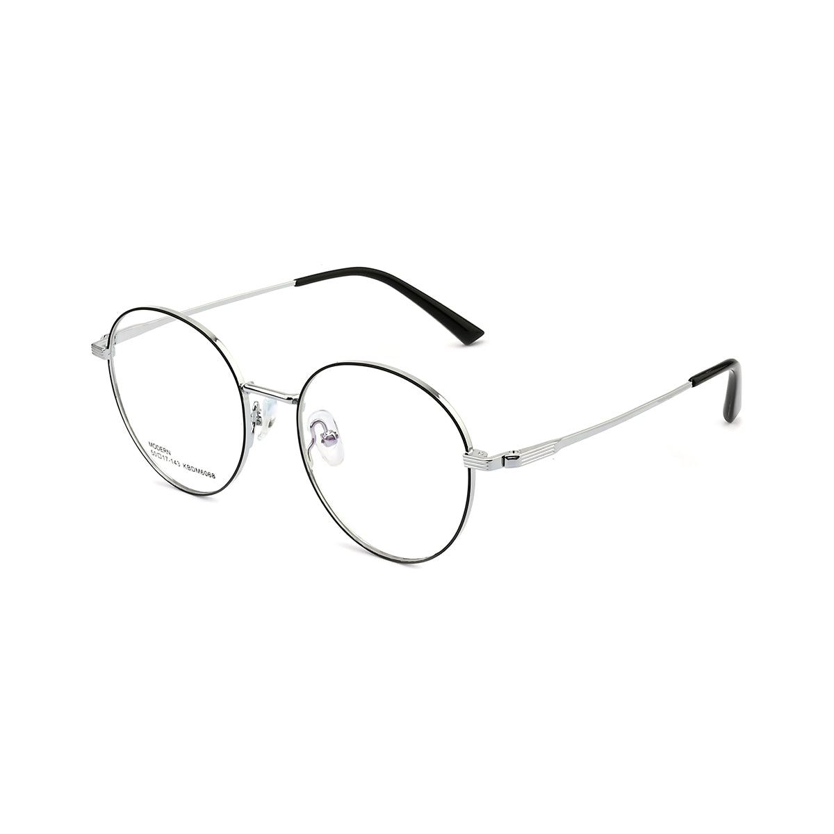Eyeglasses frame black/silver