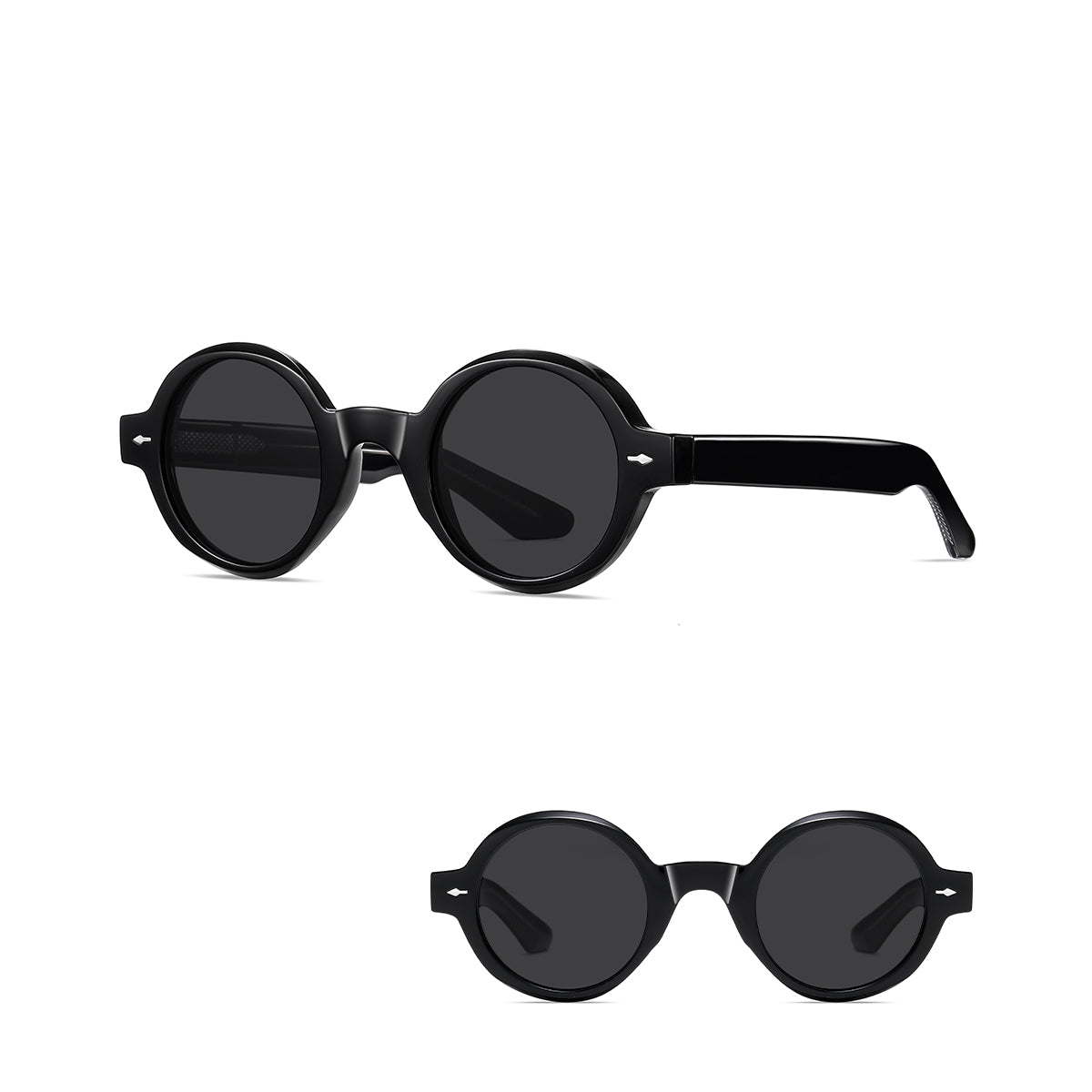Round Sunglasses - Full Frame TR Acetate