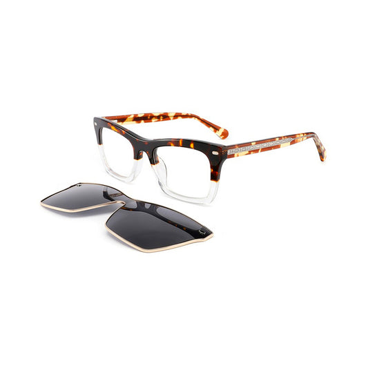 Clip-on eyeglasses frame