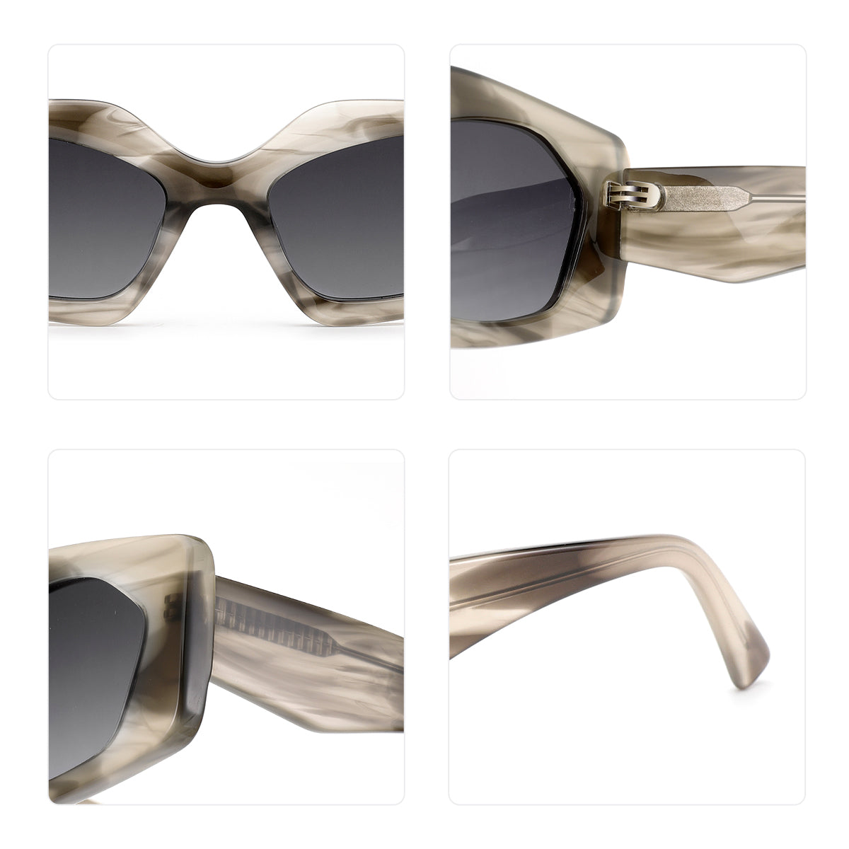 Polaroid MB1452AS Unisex Polygon Sunglasses