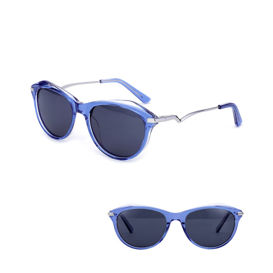 Vittorio MB1183S Oval Acetate Sunglasses for Women