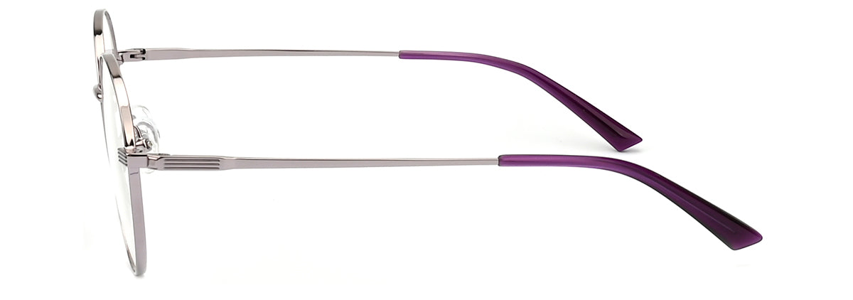 Eyeglasses frame black/silver