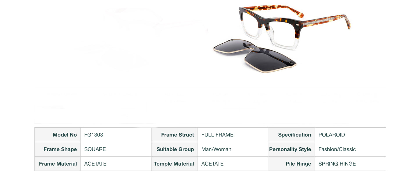 Clip-on eyeglasses frame