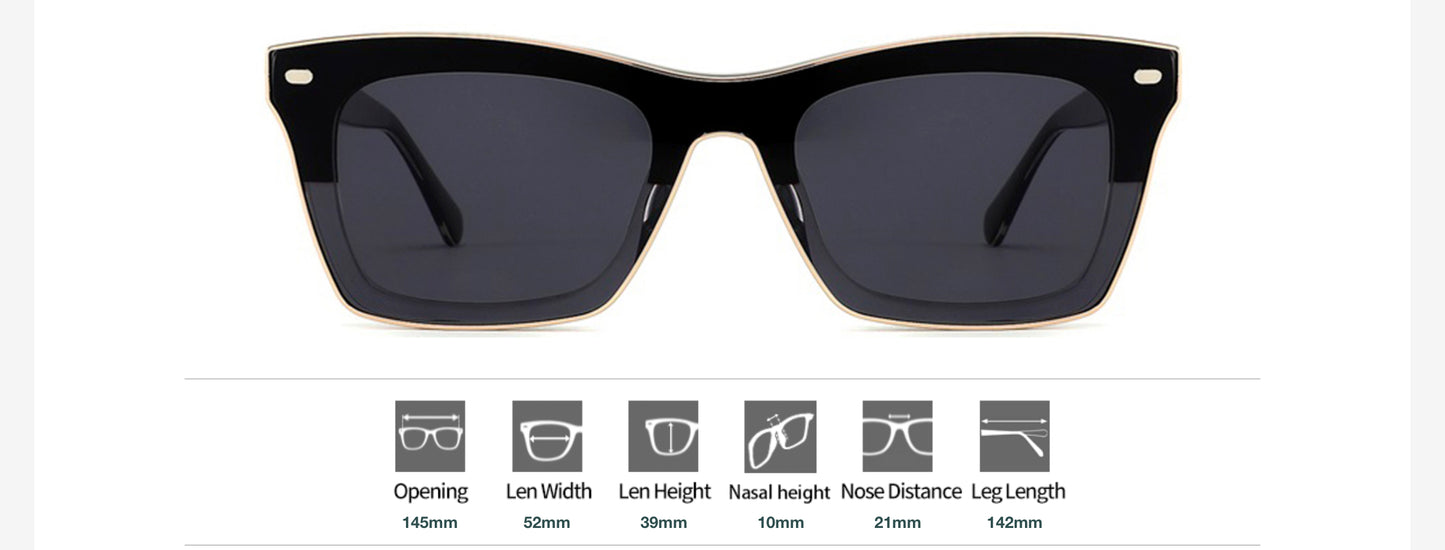 Clip-on eyeglasses frame