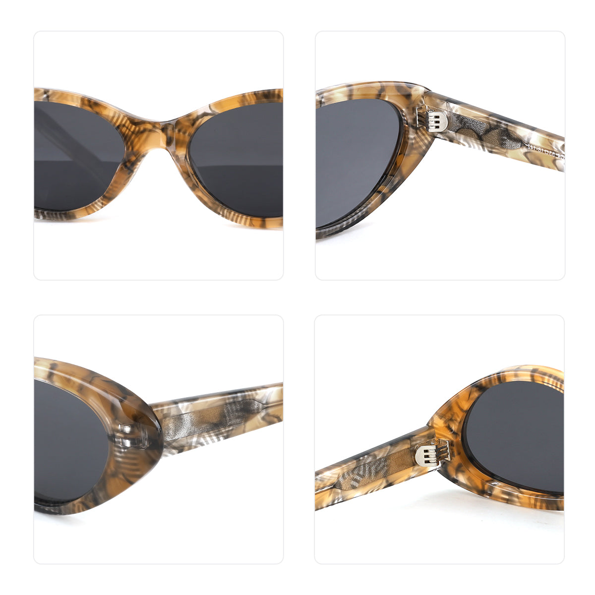 Vittorio 29072 Cat Eye Acetate Sunglasses - Women's