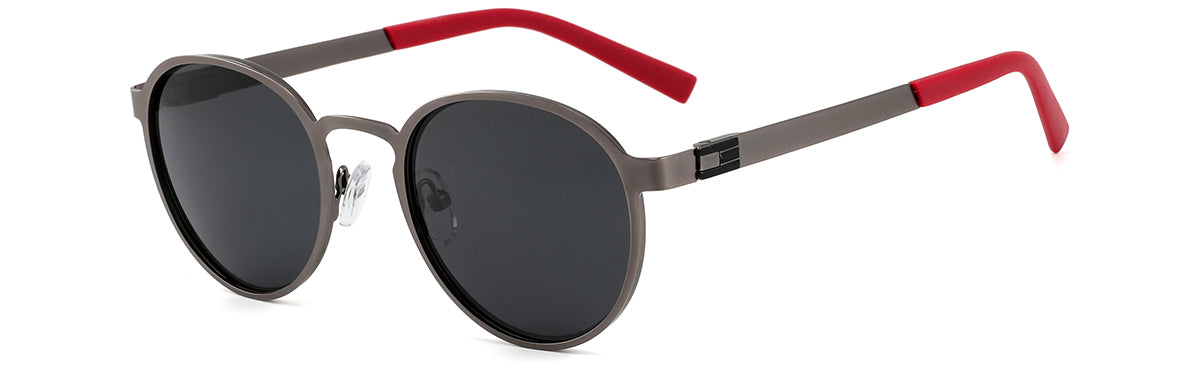 Vittorio 6246 Round Metal Sunglasses - Unisex
