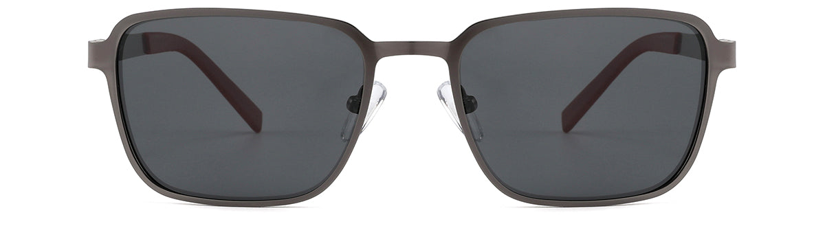 Model 6245 Polaroid Square Sunglasses - Unisex Metal Frame