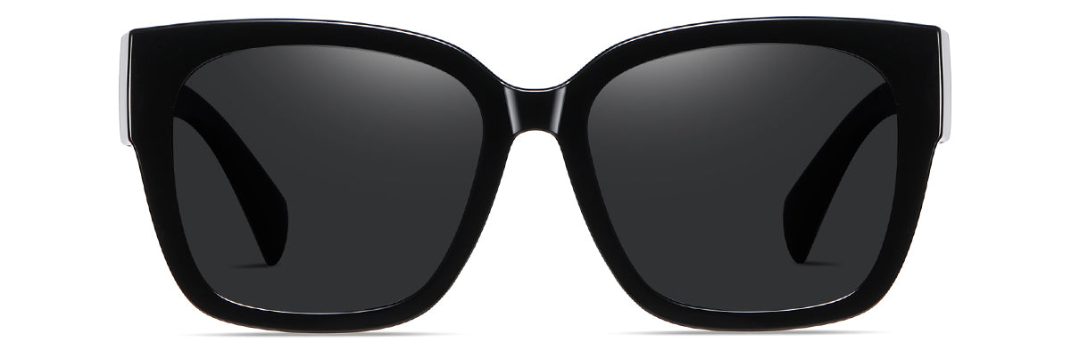 Oversized Oval Sunglasses - Vittorio Classic Cover Design
