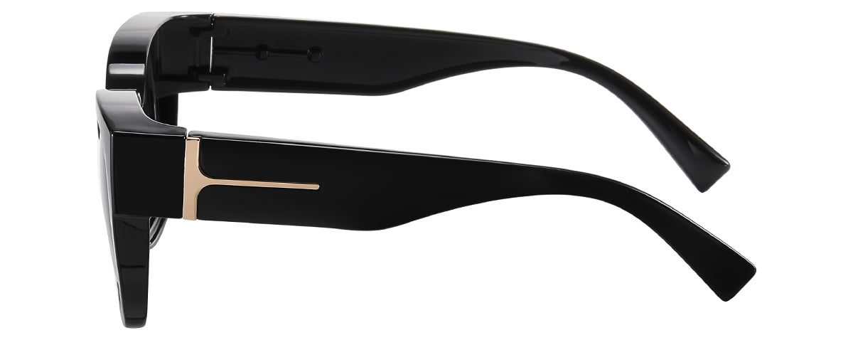 Oversized Oval Sunglasses - Vittorio Classic Cover Design