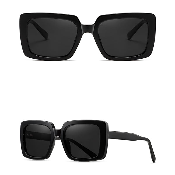 Model S26129 Polaroid Square Sunglasses - Fashion Classic with Acetate Temples
