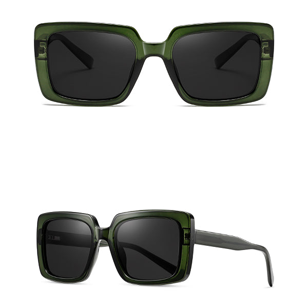 Model S26129 Polaroid Square Sunglasses - Fashion Classic with Acetate Temples