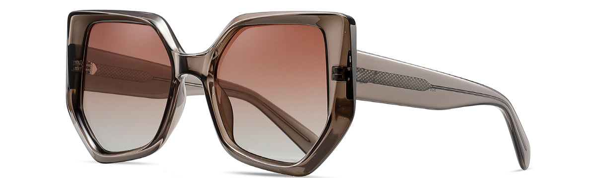 Vittorio Polygon Sunglasses - Women's Fashion Eyewear