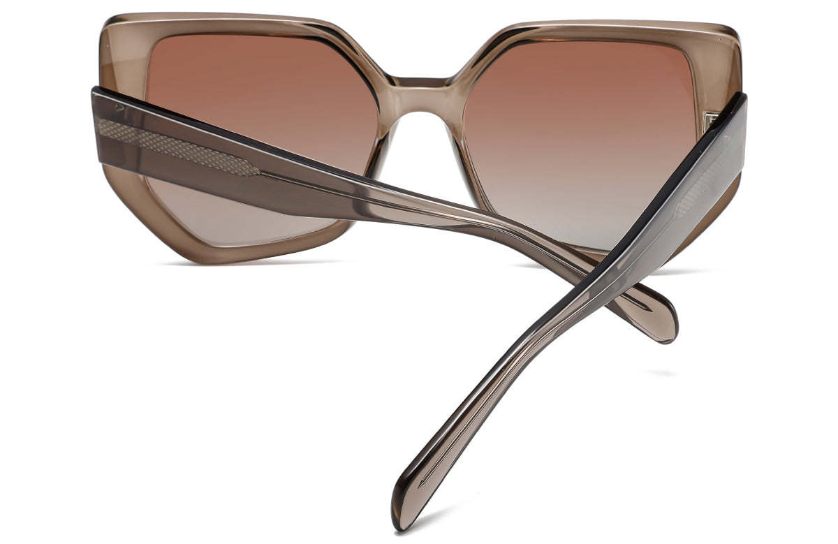 Vittorio Polygon Sunglasses - Women's Fashion Eyewear