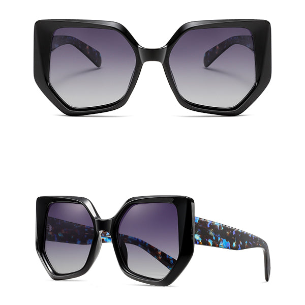 Vittorio Polygon Sunglasses - Women's Fashion Eyewear