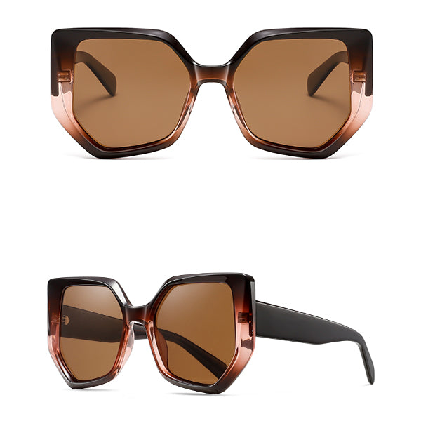 Vittorio Polygon Sunglasses - Women's Fashion Eyewear