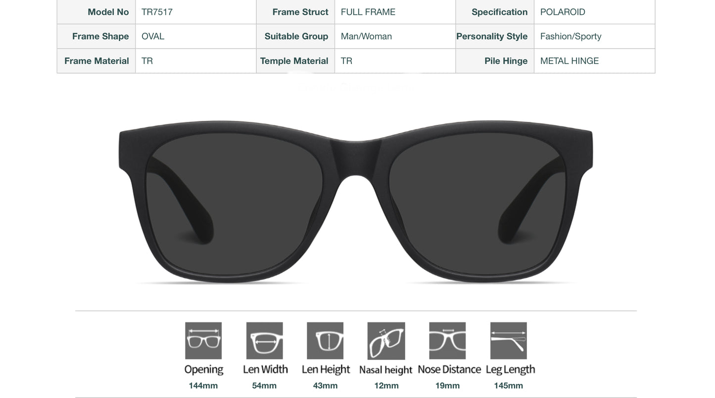 Vittorio TR7517 Polaroid Sunglasses