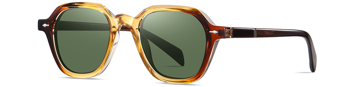 Polygon Polaroid Sunglasses - Vittorio