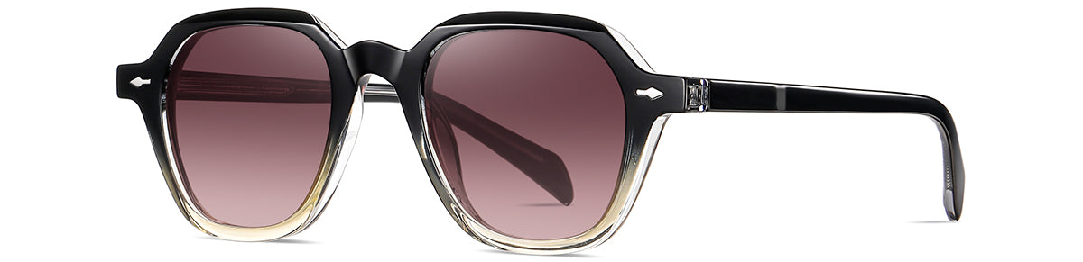 Polygon Polaroid Sunglasses - Vittorio