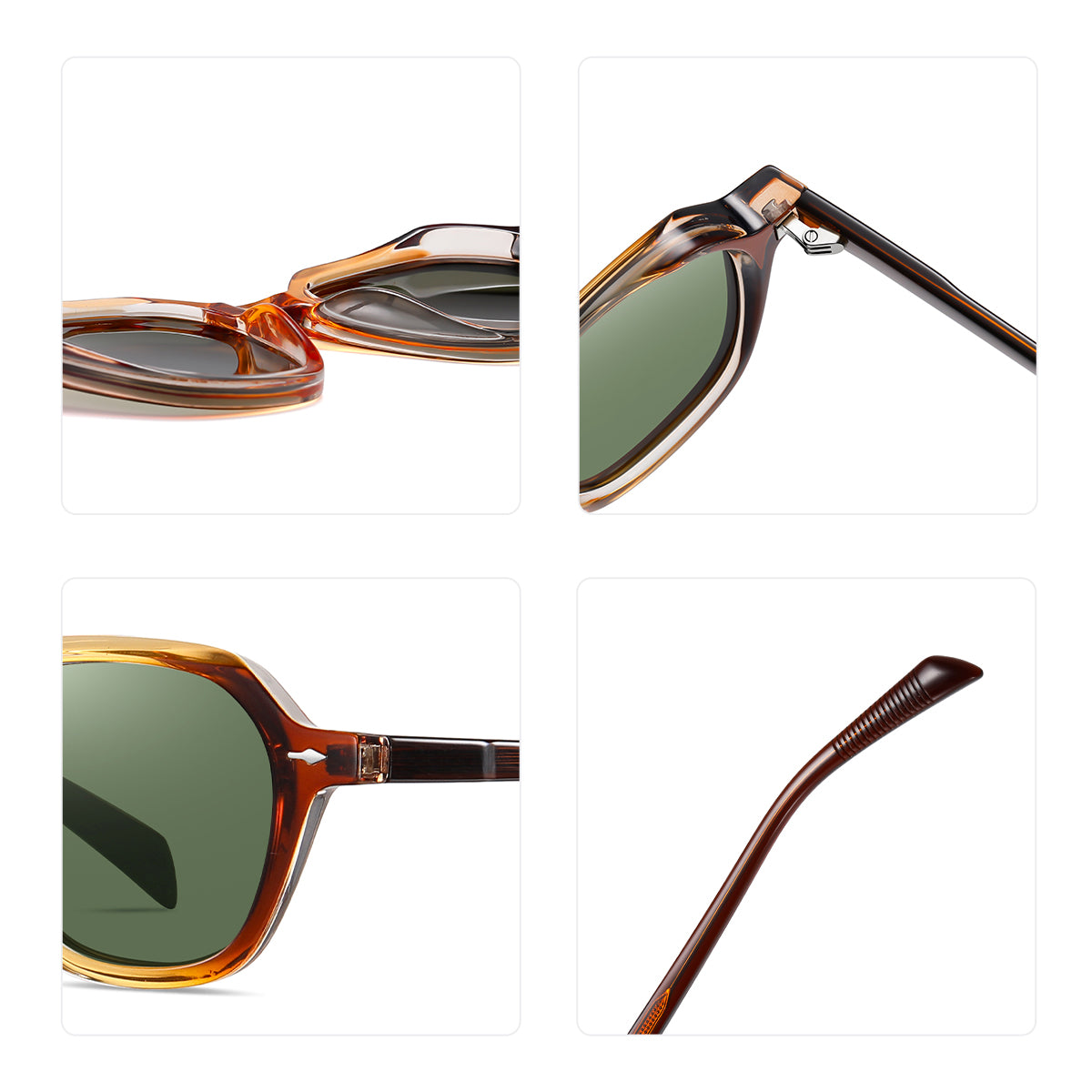 Polygon Polaroid Sunglasses - Vittorio