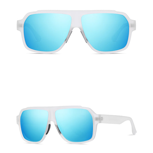 Square Aviator Polaroid Sunglasses - Vittorio