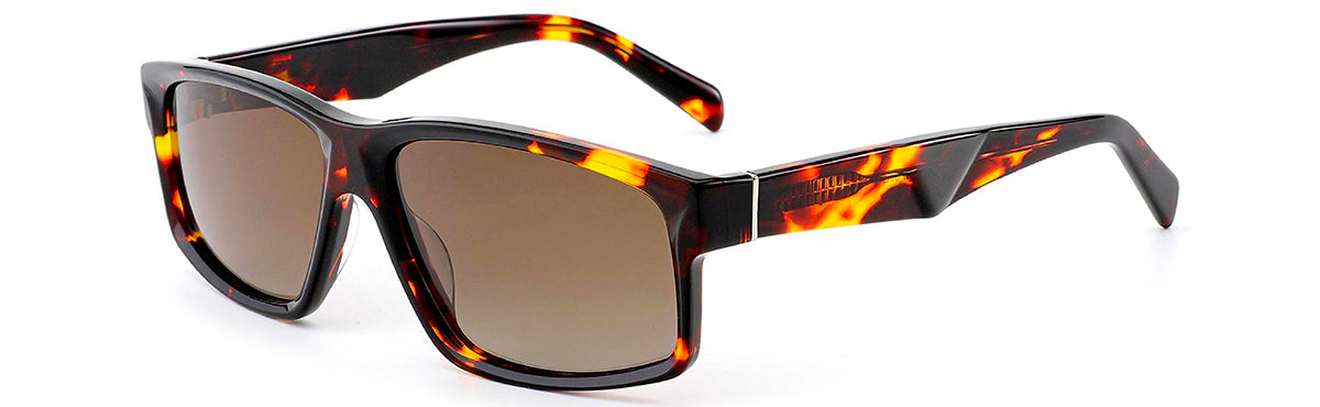 Vittorio Polaroid Sunglasses - Square Frame Acetate