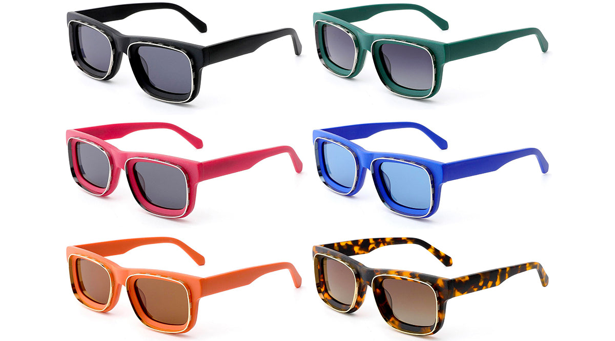 Vittorio Disappointed - Square Polaroid Sunglasses