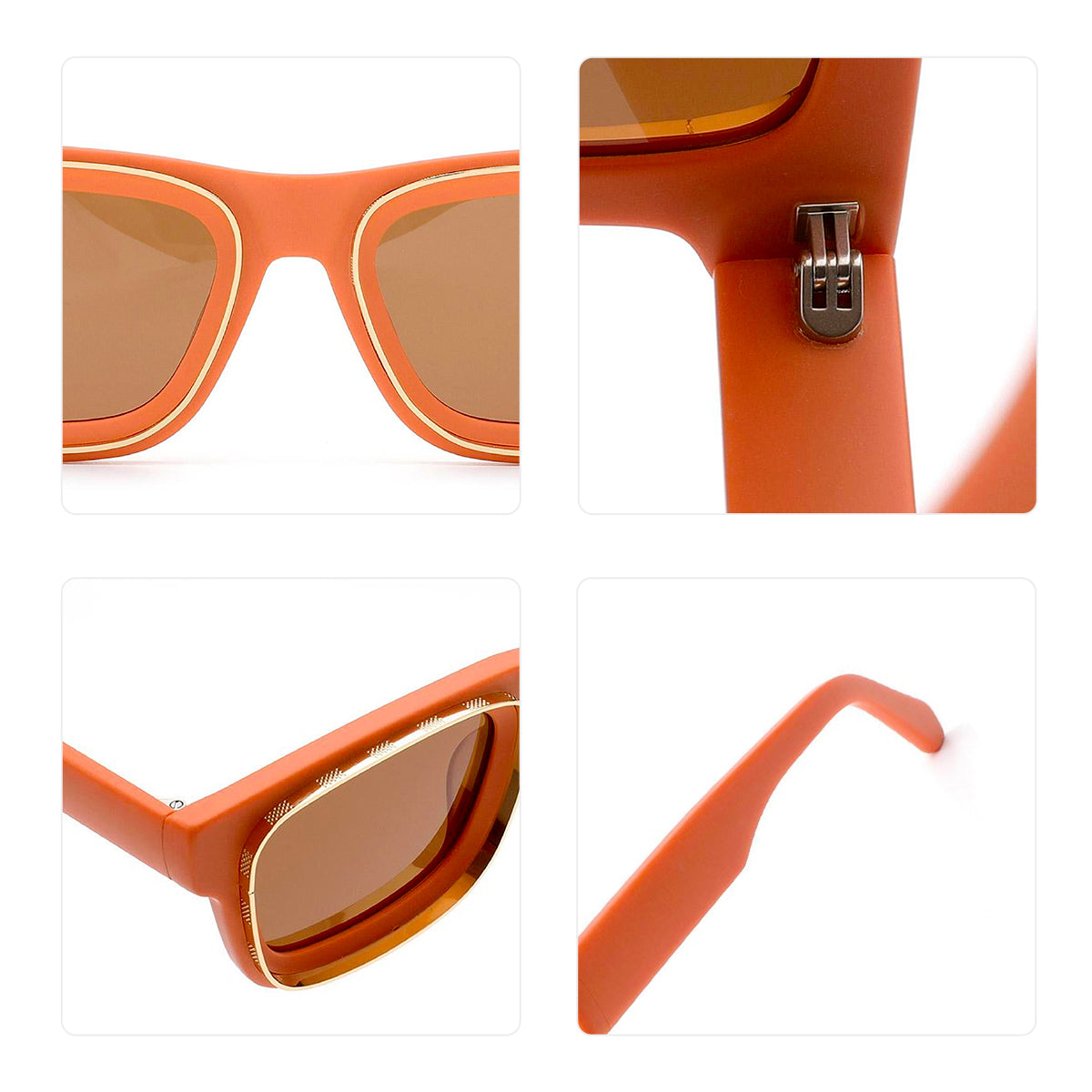 Vittorio Disappointed - Square Polaroid Sunglasses
