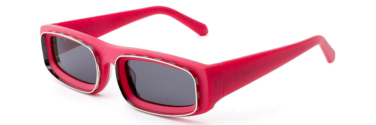 Vittorio MB1493S Square Sunglasses - Bold Acetate Frame