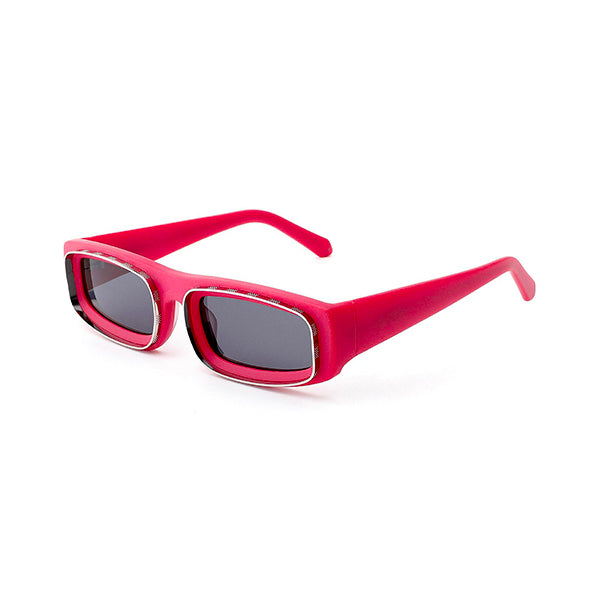 Vittorio MB1493S Square Sunglasses - Bold Acetate Frame