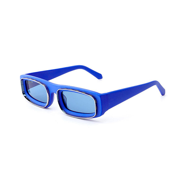 Vittorio MB1493S Square Sunglasses - Bold Acetate Frame