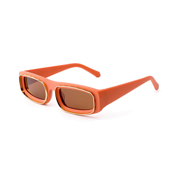 Vittorio MB1493S Square Sunglasses - Bold Acetate Frame