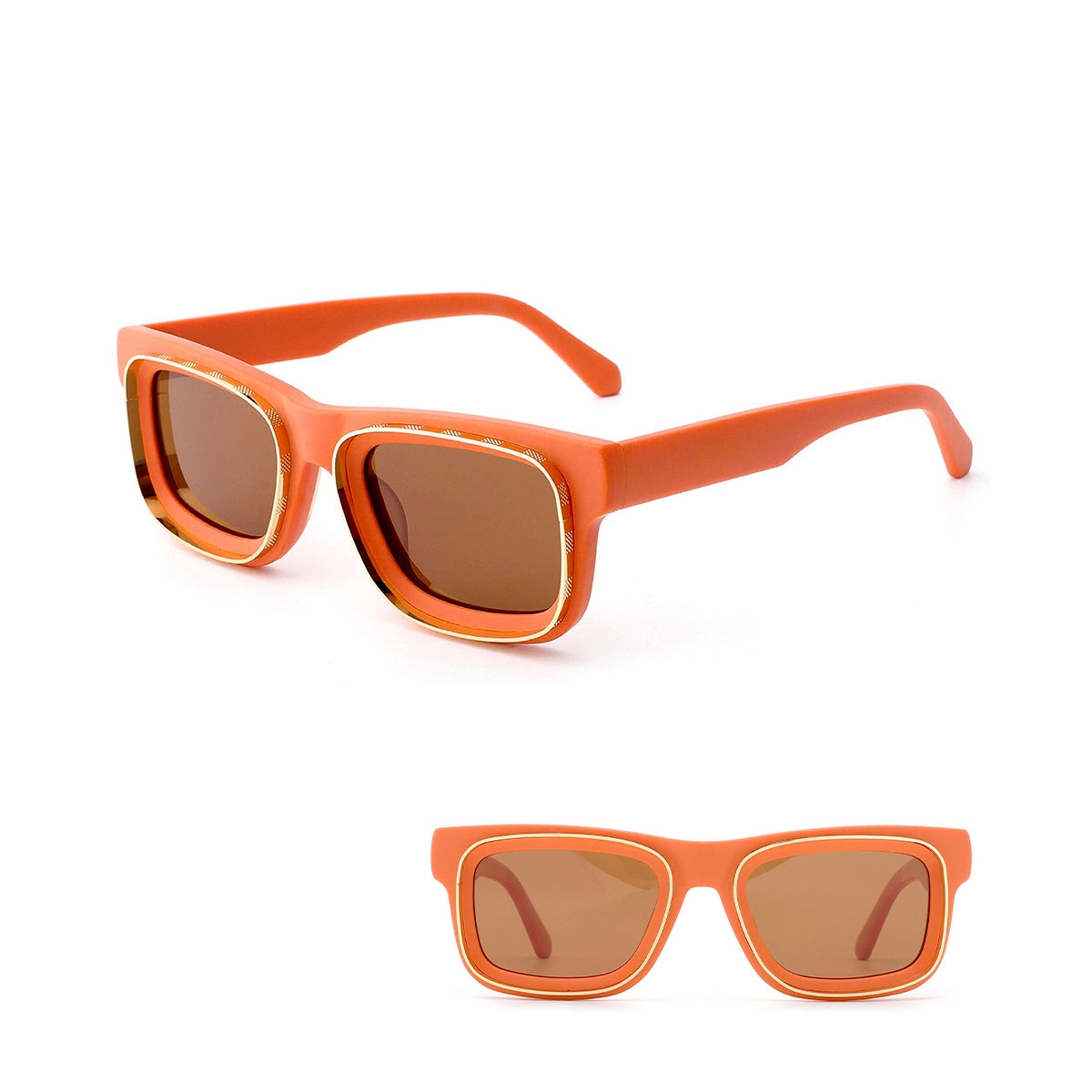 Vittorio Disappointed - Square Polaroid Sunglasses