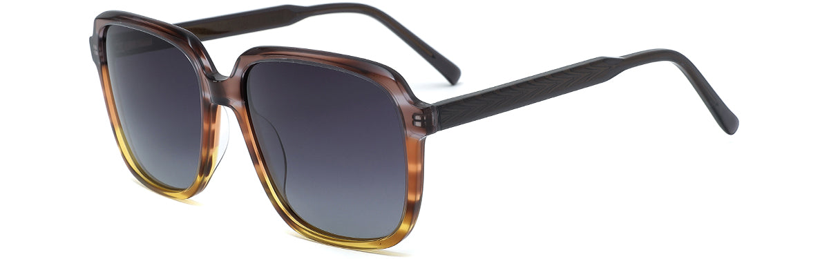 Vittorio GB1011 Oval Sunglasses - Acetate Frame