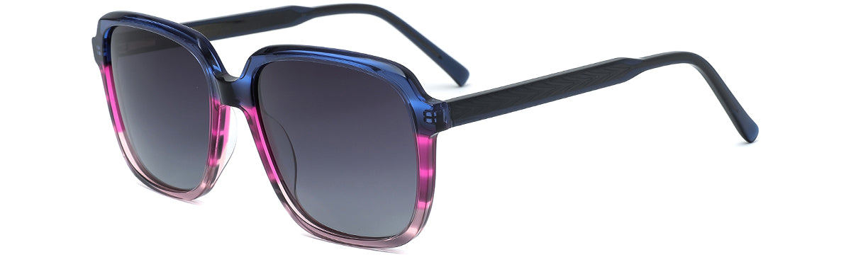 Vittorio GB1011 Oval Sunglasses - Acetate Frame
