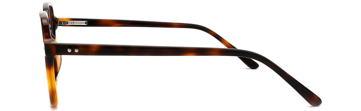 Vittorio FG1260 Square Eyeglasses Frame with Clip-On Sunglasses