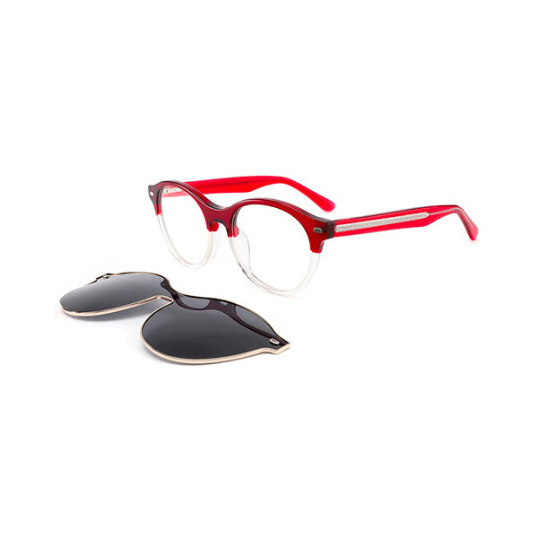 Clip-on eyeglasses frame