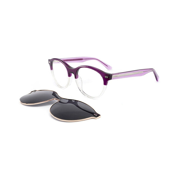 Clip-on eyeglasses frame