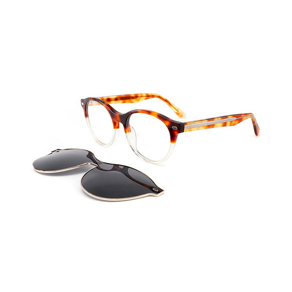 Clip-on eyeglasses frame