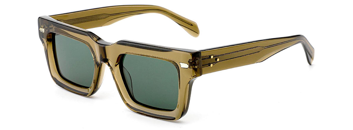 Polaroid MB1489S Square Frame Sunglasses - Unisex Acetate Fashion Eyewear