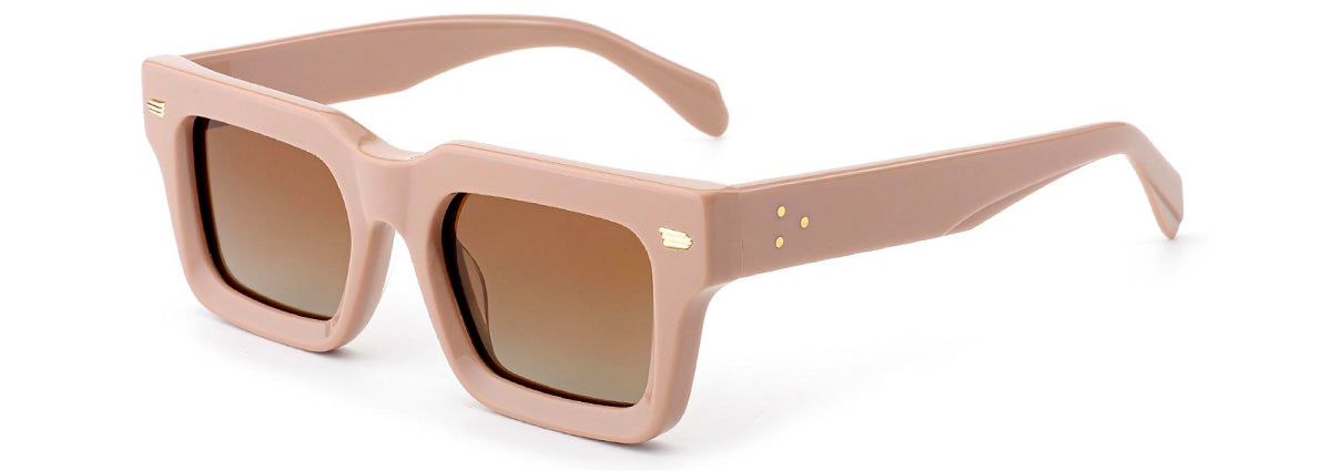 Polaroid MB1489S Square Frame Sunglasses - Unisex Acetate Fashion Eyewear