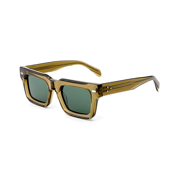 Polaroid MB1489S Square Frame Sunglasses - Unisex Acetate Fashion Eyewear