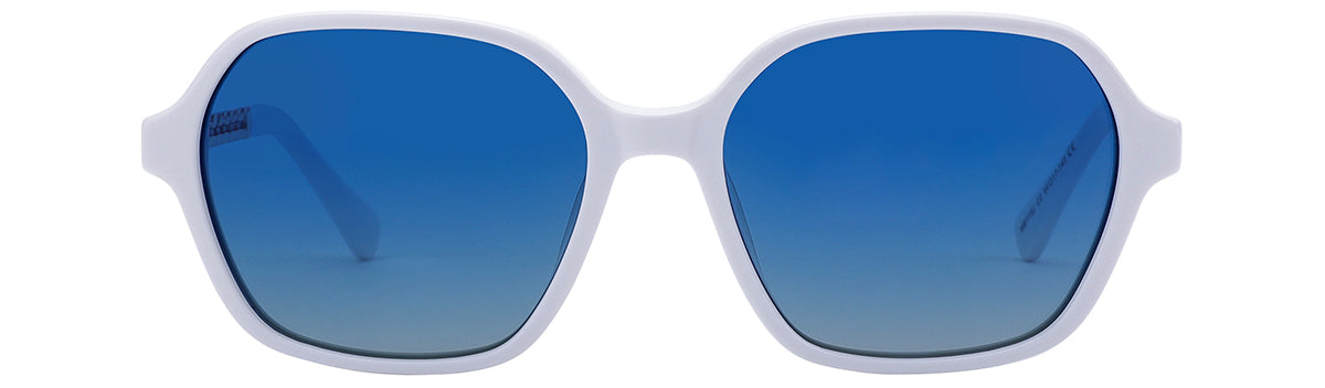 Vittorio MB1333S Polaroid Sunglasses - Oval Acetate Frame for Women