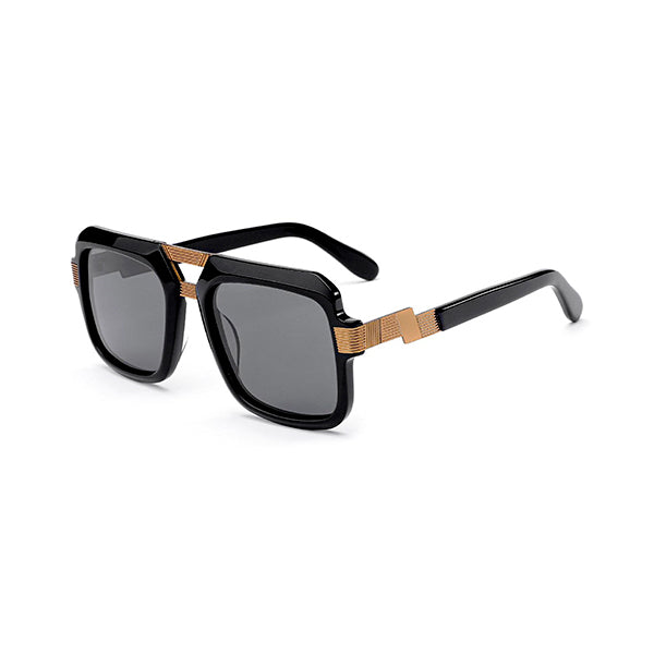 Vittorio MB1301S Square Sunglasses - Unisex Double Bridge Acetate Frames
