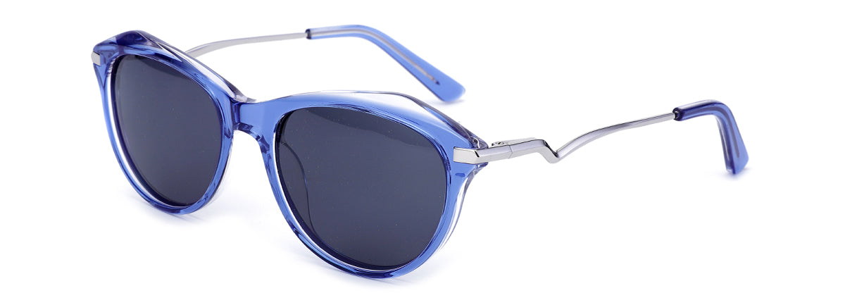 Vittorio MB1183S Oval Acetate Sunglasses for Women