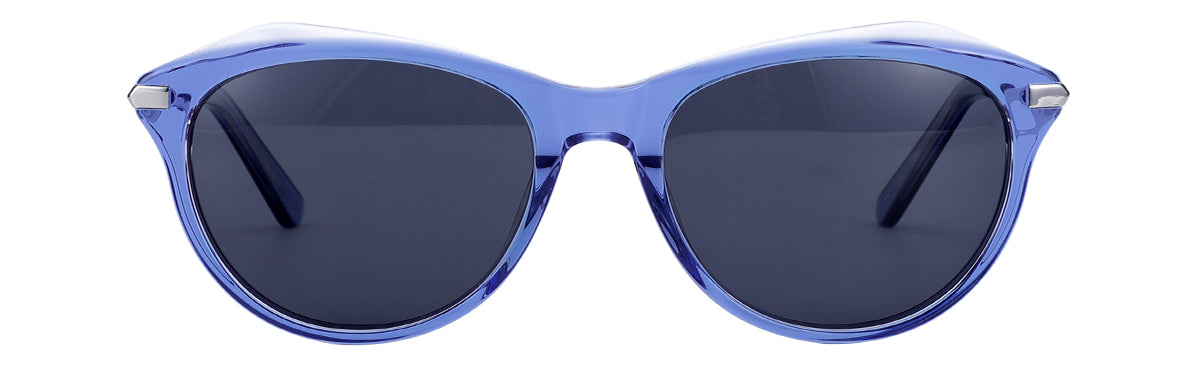 Vittorio MB1183S Oval Acetate Sunglasses for Women
