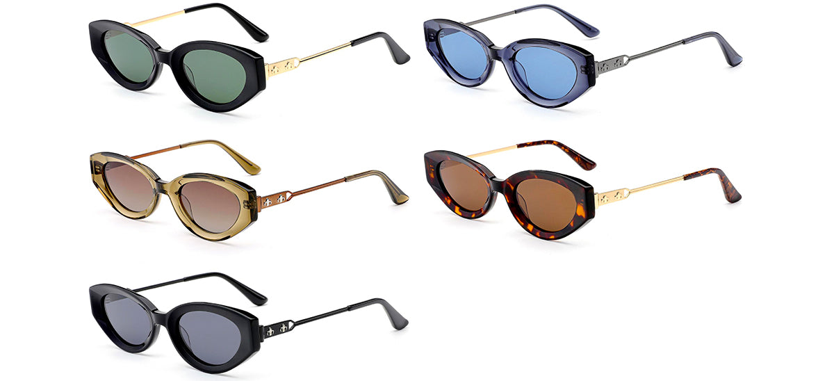 Polaroid MB1453S Women's Oval Sunglasses